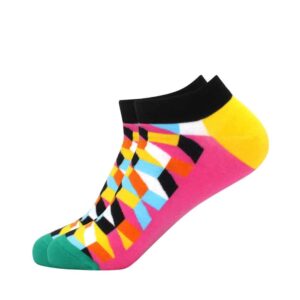 Abstract pink Socks ankle