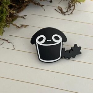 Tiny Cup Cat Enamel Pin