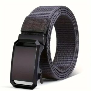 Casual Gray Canvas Belt