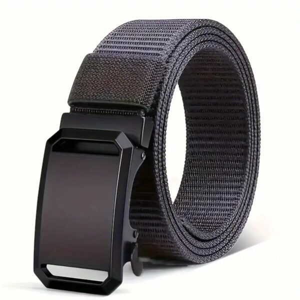 Casual Gray Canvas Belt