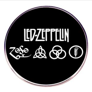 Led Zeppelin Symbols Enamel Pin