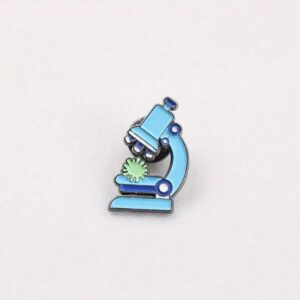 Microscope Enamel Pin