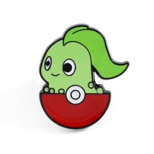 Chikorita Pokeball Pin