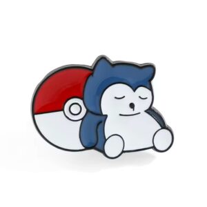 Snorlax Sleeping Enamel Pin