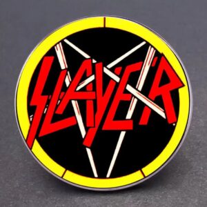 Slayer Pentagram Logo Enamel Pin