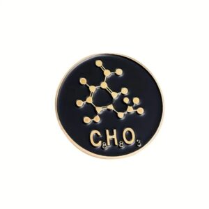 Sweeten Your Style with the Glucose Molecule Pin!
