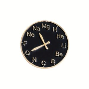It's Always Science O'Clock with This Chemistry Clock Pin!