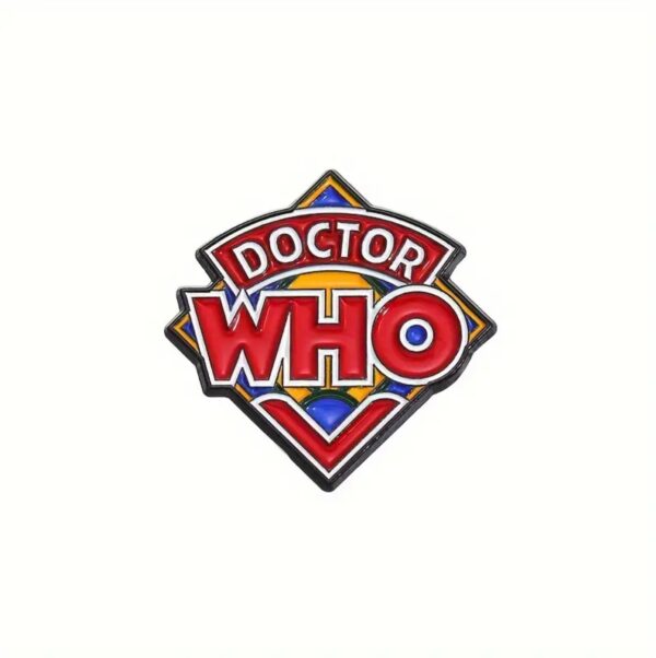 Doctor Who Retro Logo Enamel Pin