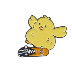 Skater Duck Enamel Pin