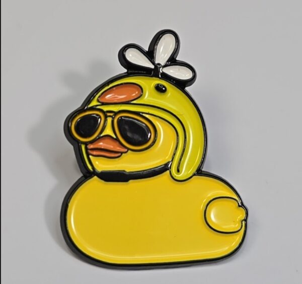 Propeller Duck Enamel Pin