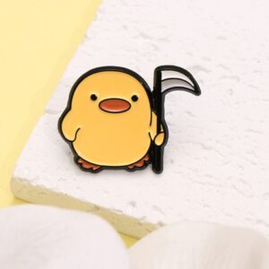 Grim Quacker Enamel Pin