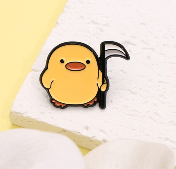 Grim Quacker Enamel Pin