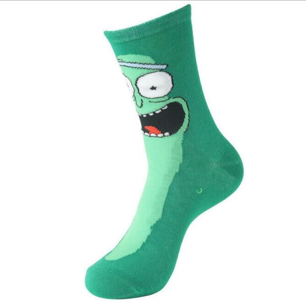 Rick And Morty Socks – Long Pickle Green
