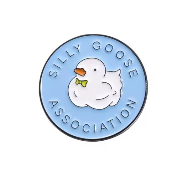 Silly Goose Association Enamel Pin
