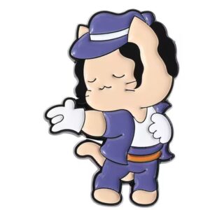 Michael Jackson kitty Enamel Pin