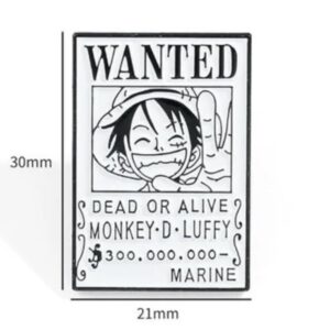 Wanted Monkey D. Luffy Enamel Pin