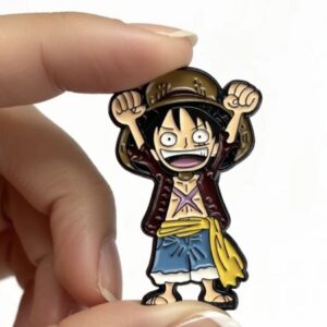 Cheerful Monkey D. Luffy Enamel Pin