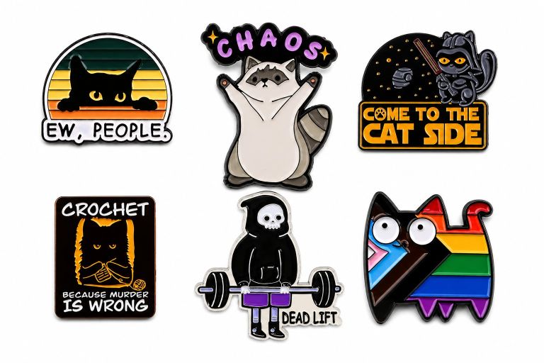Cool Enamel Pins